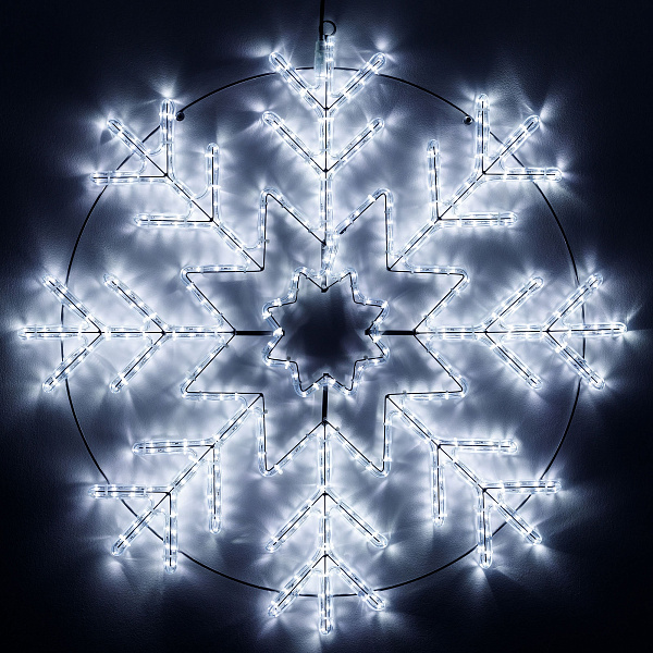 Фигура светодиодная ARD-SNOWFLAKE-M8-950x950-540LED White (230V, 33W) (Ardecoled, IP65) Lednikoff
