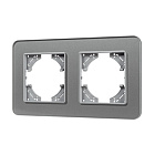 Рамка стеклянная FRM-OMALI-SFGS-2-GR (Arlight, -) Lednikoff