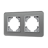 Рамка стеклянная FRM-OMALI-SFGS-2-GR (Arlight, -)