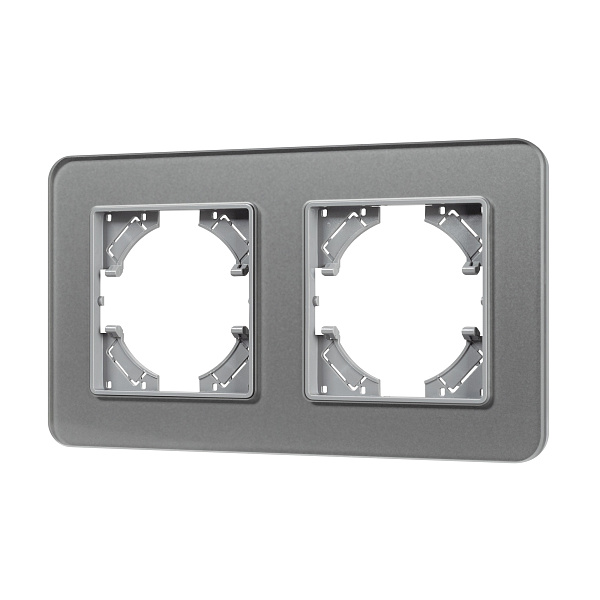 Рамка стеклянная FRM-OMALI-SFGS-2-GR (Arlight, -) Lednikoff