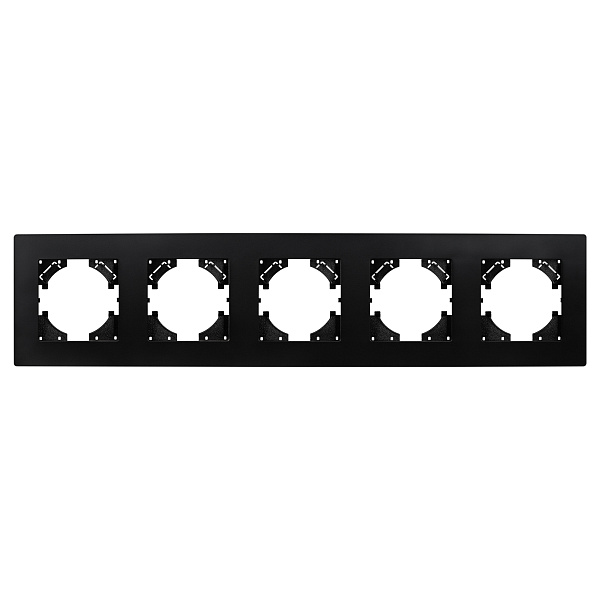 Рамка пластиковая FRM-PERIO-PL-5-BK (Arlight, -) Lednikoff