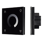 Панель SMART-P4-DIM-G-IN Black (12-24V, 4x3A, Sens, 2.4G) (Arlight, IP20 Пластик, 5 лет) Lednikoff