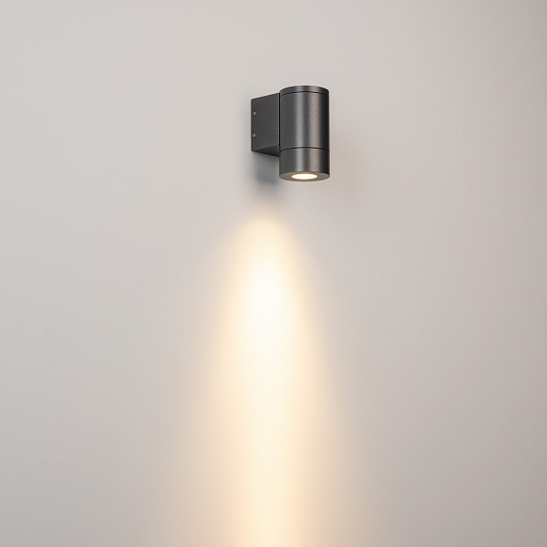Светильник LGD-RAY-WALL-R65-12W Warm3000 (GR, 6 deg, 230V) (Arlight, IP65 Металл, 3 года) Lednikoff