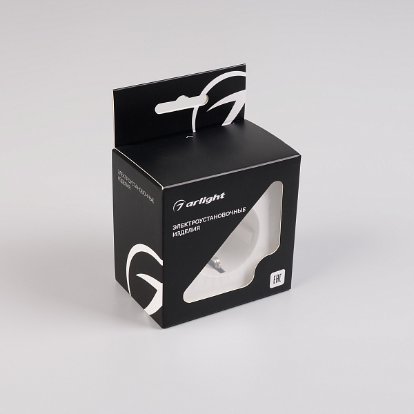 Механизм электрической розетки SCT-NOBE-MEU1-SFPL-WH (230V, 16A) (Arlight, Белый кварц) Lednikoff