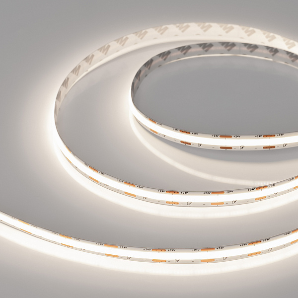 Светодиодная лента COB-X560-10mm 24V Day4000 (9.6 W/m, IP20, 10m) (Arlight, 5 лет) Lednikoff