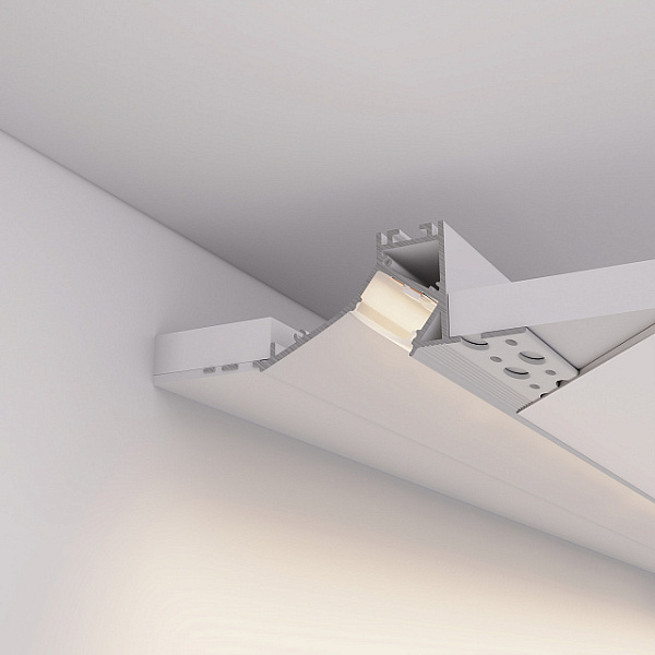 Профиль FANTOM-W45-BEVEL-2000 WHITE (Arlight, Алюминий) Lednikoff