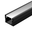 Профиль PDS-S-2000 ANOD Black RAL9005 (Arlight, Алюминий) Lednikoff