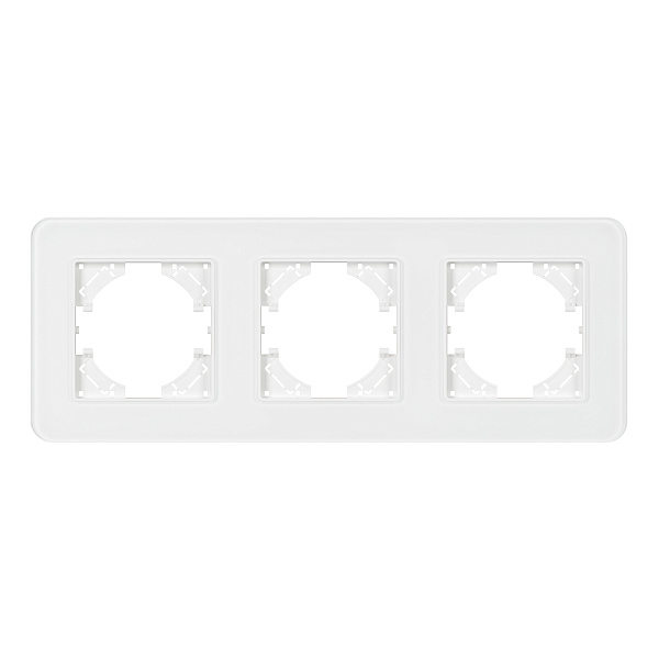 Рамка стеклянная FRM-OMALI-SFGS-3-WH (Arlight, -) Lednikoff