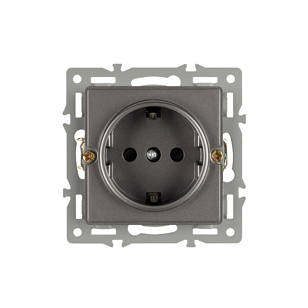 Механизм электрической розетки SCT-GP-MEU-PL-GR (250V, 16A) (Arlight, -) Lednikoff