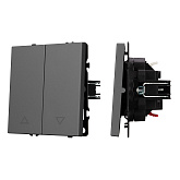 Механизм выключателя управления шторами SWT-NOBE-MKR2-SFPL-GR (230V, 10A) (Arlight, -)