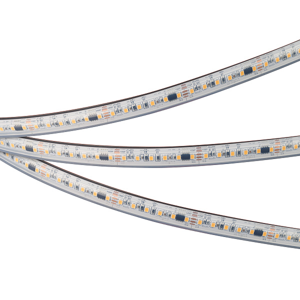 Светодиодная лента герметичная SPI-PS-A120-12mm 24V Warm2700-PX6-BPT (11 W/m, IP67, 2835, 5m) (Arlight, бегущий огонь) Lednikoff