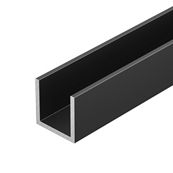 Профиль П-образный TECH-1515-3000 BLACK (Arlight, Алюминий)