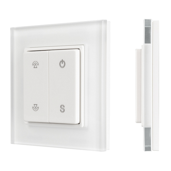Панель SMART-P47-DIM-G-SUF (3V, 1 зона, Knob, 2.4G) (Arlight, Стекло) Lednikoff