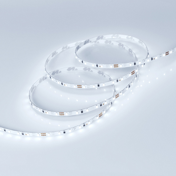 Светодиодная лента MICROLED-5000L 24V Cool 8K 4mm (2216, 120 LED/m, LUX) (Arlight, 5.4 Вт/м, IP20) Lednikoff