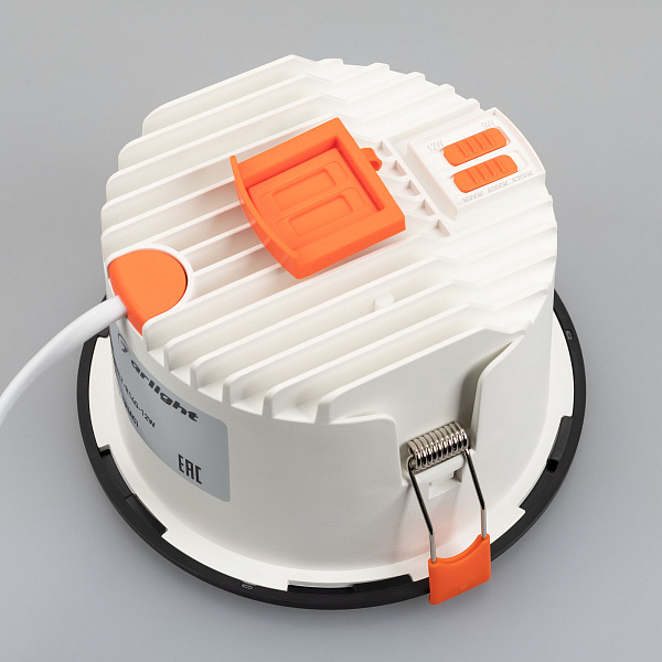 Светильник MS-ALORA-BUILT-R140-12W Day4000-MIX (BK, 60 deg, TRIAC) (Arlight, IP54 Пластик, 3 года) Lednikoff