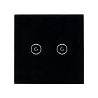 Выключатель сенсорный SWT-OMALI-S02-ZB-BK (250V, 10A, Zigbee) (Arlight, Стекло) Lednikoff