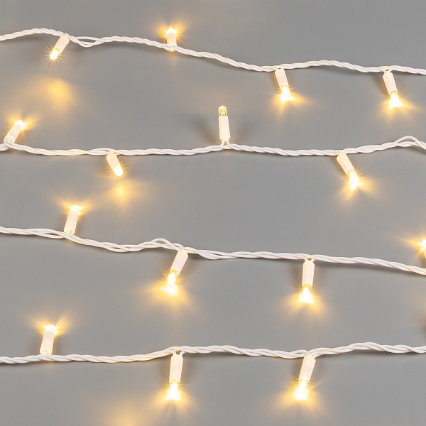 Светодиодная гирлянда ARD-STRING-CLASSIC-10000-WHITE-100LED-STD WARM (230V, 7W) (Ardecoled, IP65) Lednikoff