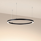 Светильник SP-CIRCLE-HANG-O3535-D900-55W Warm3000 (RAL9005, 120 deg, 230V) IP40 LED (Arlight, Алюминий) Lednikoff