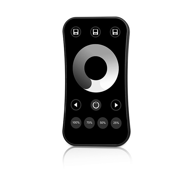 INTELLIGENT ARLIGHT Пульт SMART-801-52-1G-3SC-DIM Black (3V, 2.4G) (IARL, IP20 Пластик, 5 лет) Lednikoff