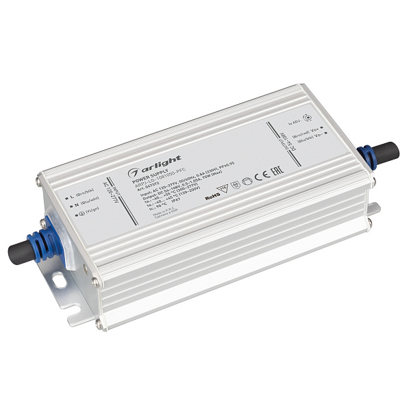 Блок питания ARPJ-LG-1081050-PFC (75W, 54-108V, 0.5-1.05A) (Arlight, IP67 Металл, 5 лет) Lednikoff