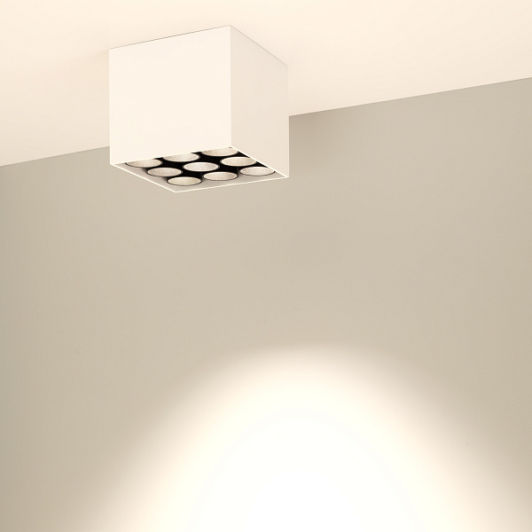 Светильник SP-ORIENT-SURFACE-TC-S95x95-20W Warm3000 (WH, 30 deg, 230V) (Arlight, IP20 Металл, 5 лет) Lednikoff