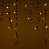 Светодиодная гирлянда ARD-EDGE-CLASSIC-2400x600-BLACK-88LED-FLASH Warm/Warm (230V, 6W) (Ardecoled, IP65)