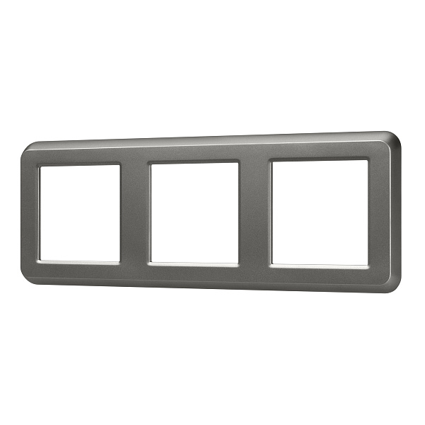 Рамка пластиковая FRM-VERSA-PL-3-GR (Arlight, -) Lednikoff