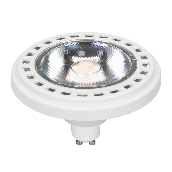 Лампа AR111-UNIT-GU10-15W-DIM Warm3000 (WH, 24 deg, 230V) (Arlight, Металл) Lednikoff
