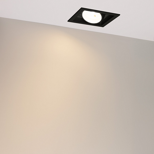 Светильник MS-VORTEX-BUILT-S140x140-30W Warm3000 (BK-BK, 50 deg, 230V) (Arlight, IP20 Металл, 5 лет) Lednikoff