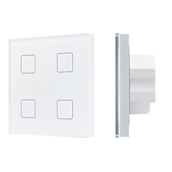 INTELLIGENT ARLIGHT Сенсорная панель DALI-301-11-IN White (BUS/24V, Backlight) (IARL, IP20 Пластик, 5 лет)