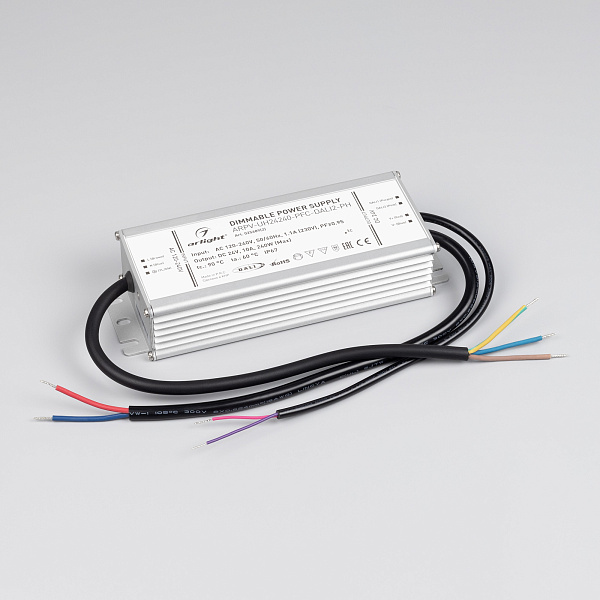 Блок питания ARPV-UH24240-PFC-DALI2-PH (24V, 10.0A, 240W) (Arlight, IP67 Металл, 7 лет) Lednikoff