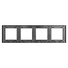 Рамка стеклянная FRM-GLARE-GS-4-BK (Arlight, -) Lednikoff