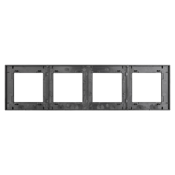 Рамка стеклянная FRM-GLARE-GS-4-BK (Arlight, -) Lednikoff