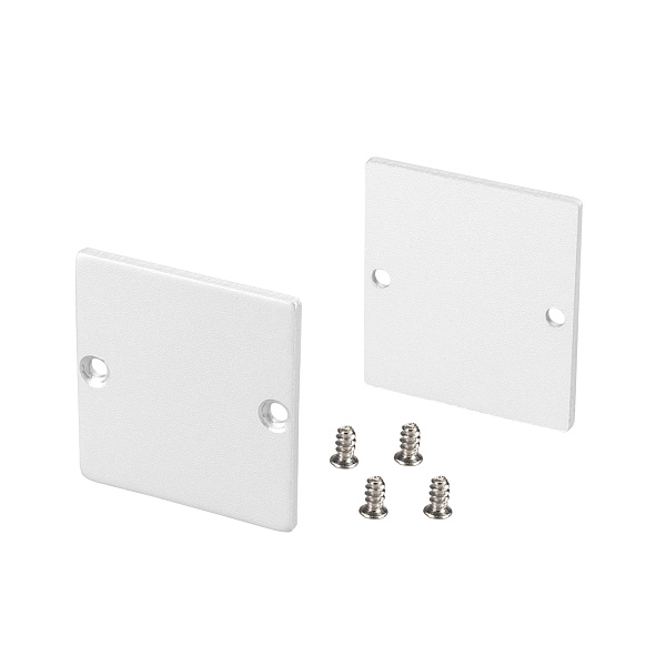 Заглушка SL-LINE-3638-LW WHITE глухая (Arlight, Металл) Lednikoff