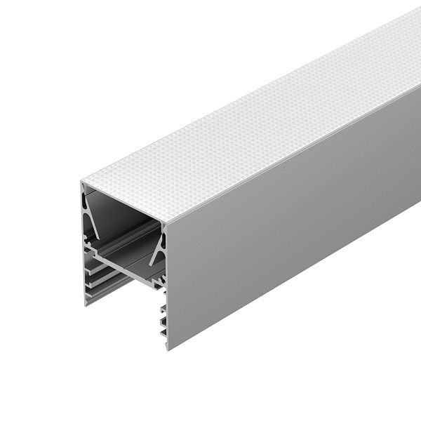 Профиль с экраном ALU-LINE-DUO-2000 ANOD+OPAL (Arlight, Алюминий) Lednikoff