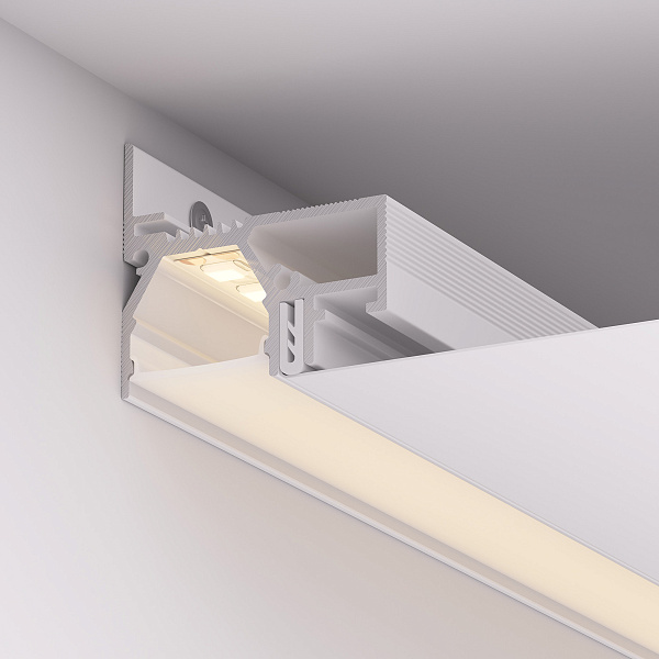 Профиль STRETCH-20-WALL-D-SIDE-2000 WHITE (Arlight, Алюминий) Lednikoff