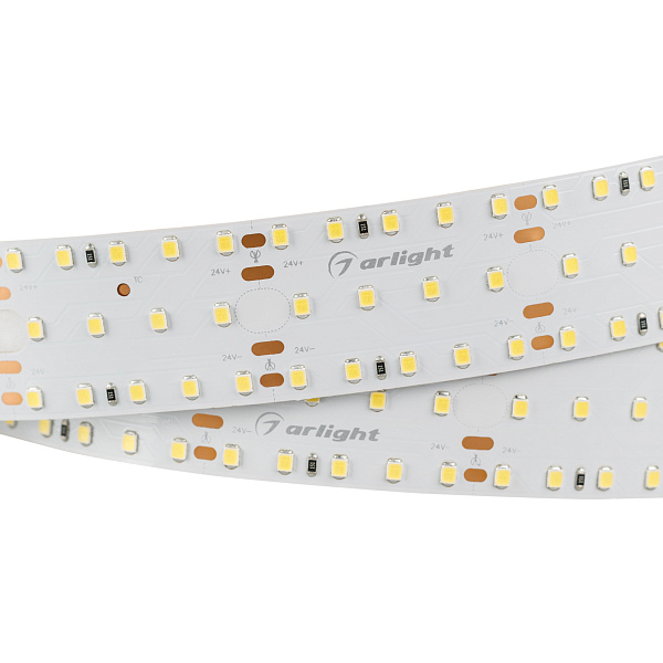 Светодиодная лента S2-A280-34mm 24V White6000 (25 W/m, IP20, 2835, 2.5m) (Arlight, 25 Вт/м, IP20) Lednikoff