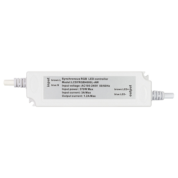 Контроллер ARD-CLASSIC-SYNC-RGB-4000LED White (230V, 370W, RF ПДУ) (Ardecoled, Закрытый) Lednikoff
