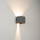 Светильник LGD-PERAN-WALL-S120x120-6W Warm3000 (BK, 0-80 deg, 230V) (Arlight, IP65 Бетон, 3 года) Lednikoff