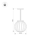 Светильник LGD-PEARL-HANG-7W Warm3000 (GR, 164 deg, 230V) (Arlight, IP65 Металл, 3 года) Lednikoff