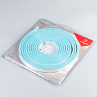 Светодиодная лента герметичная AURORA-PS-A120-16x8mm 24V Azure (10 W/m, IP65, 2835, 5m) (Arlight, Силикон, 2 года)