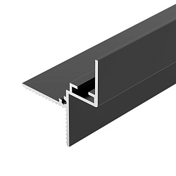 Профиль CEIL-SHADOW-12-3000 ANOD BLACK (Arlight, Алюминий)