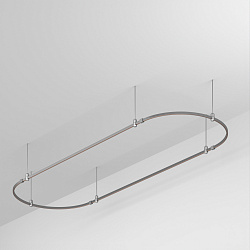 Основание ART-APRIORI-OVAL-ROD-800-3000x1000 (TN) (Arlight, IP20 Металл, 3 года)