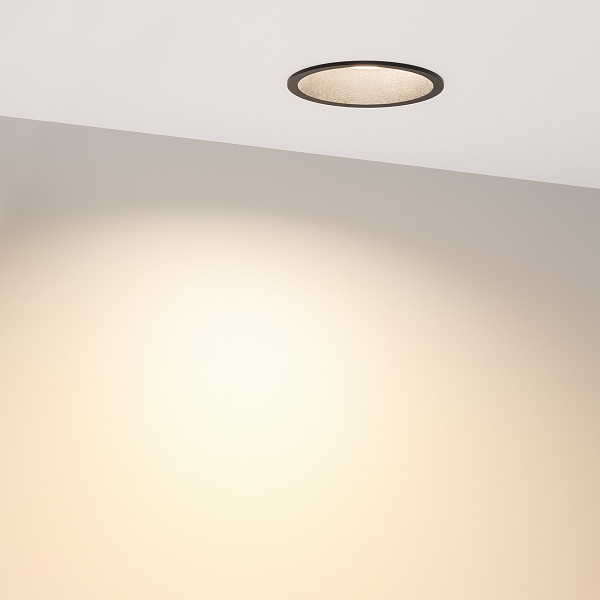 Светильник MS-BREEZE-BUILT-R82-9W Warm3000 (BK, 80 deg, 230V) (Arlight, IP20 Металл, 3 года) Lednikoff