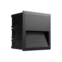 Светильник встраиваемый LTD-RIBONIK-S135x135-5W Warm3000 (Черный, 50 deg, 230V) (Arlight, IP65 Металл, 5 лет)