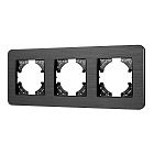 Рамка алюминиевая FRM-AKIRY-AL-3-BK (Arlight, -) Lednikoff