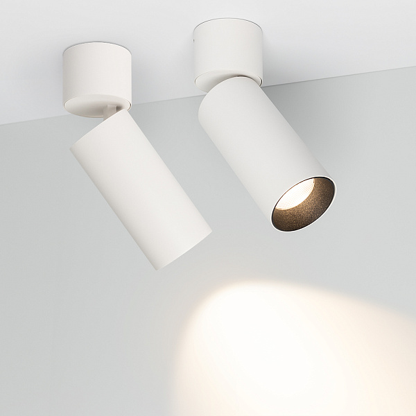 Светильник SP-POLO-SURFACE-FLAP-R65-8W Warm3000 (WH-BK, 40 deg) (Arlight, IP20 Металл, 3 года) Lednikoff