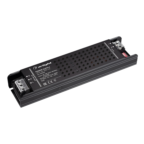 Блок питания ATS-24-200-LS (24V, 8.3A, 200W) (Arlight, IP20 Сетка, 5 лет) Lednikoff