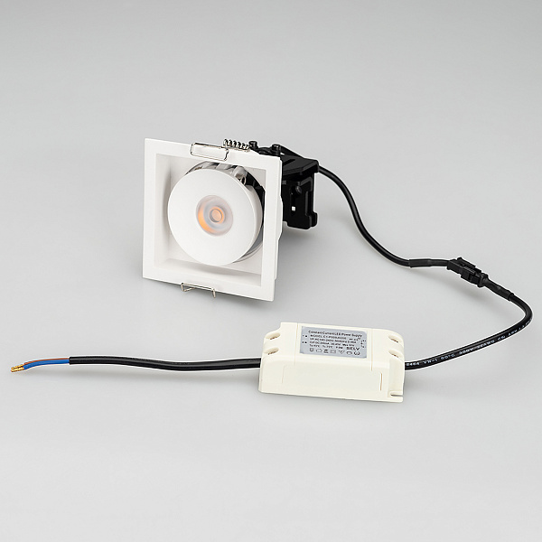 Светильник CL-SIMPLE-S80x80-9W Warm3000 (WH, 45 deg) (Arlight, IP20 Металл, 3 года) Lednikoff