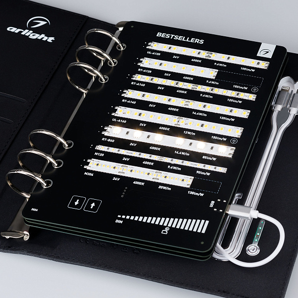 Демокейс Ленты светодиодные ARL-BOOK-M1-235х180mm (8000 mAh) (Arlight, -)